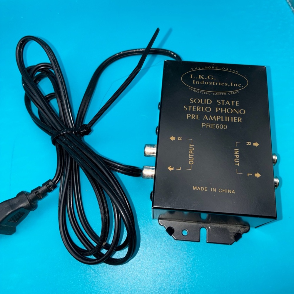 LKG Industries Solid State Stereo Phono Pre Amplifier Pre600